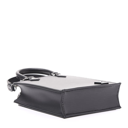 Louis Vuitton Epi Petit Sac Plat Black 3 of 9