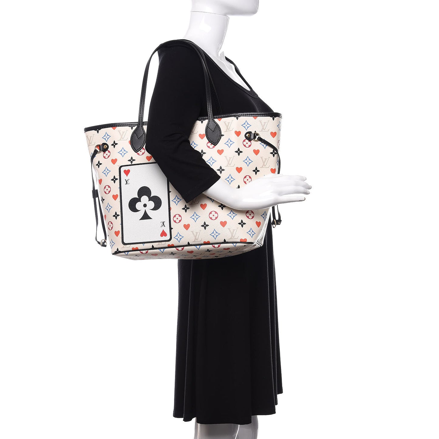 Game On Neverfull MM White