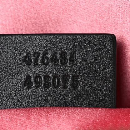Gucci Velvet Matelasse GG Marmont Belt Bag 75 30 Black 7 of 12