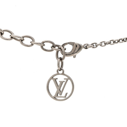 Louis Vuitton Metal Essential V Supple Necklace Silver 6 of 6