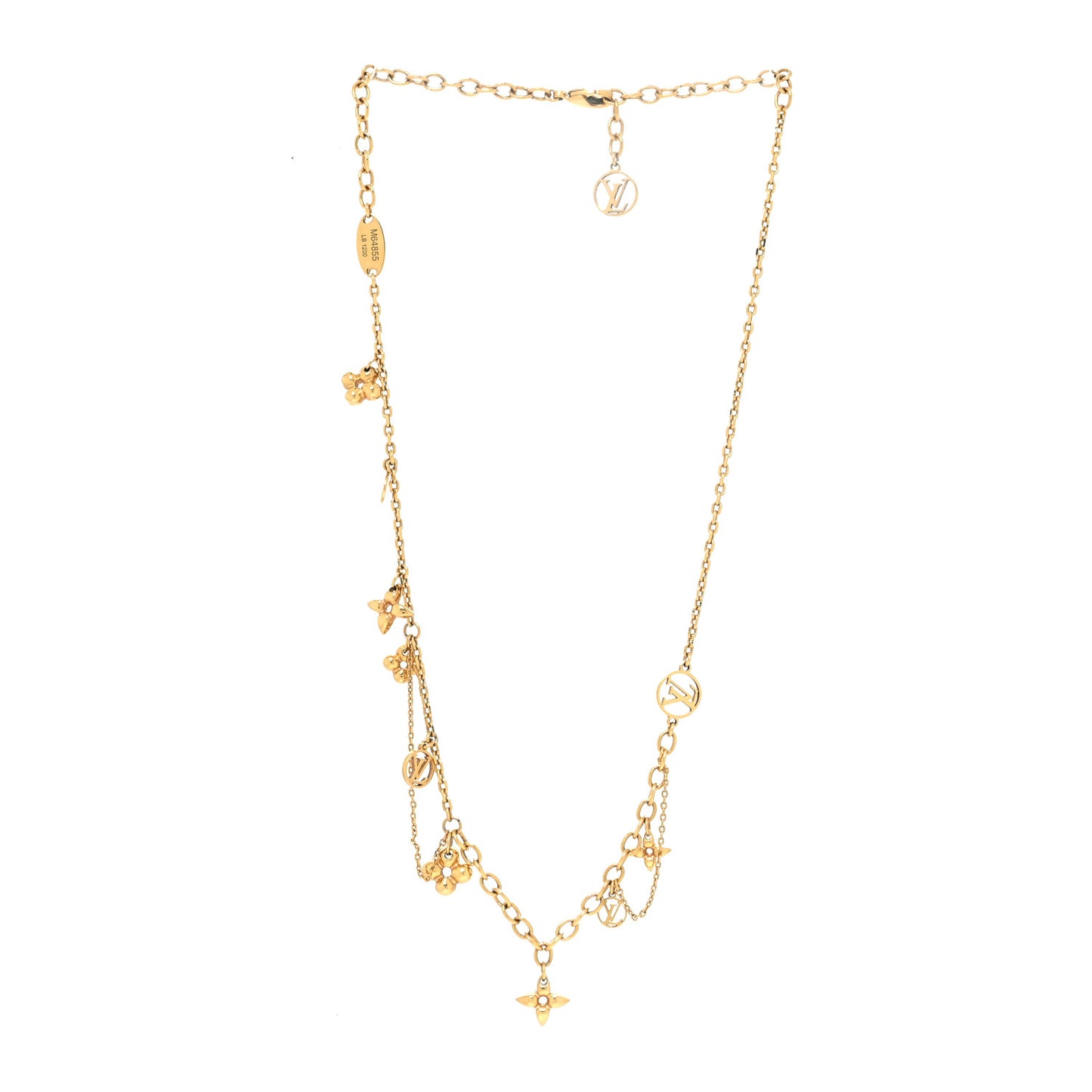 Metal Blooming Supple Necklace Gold