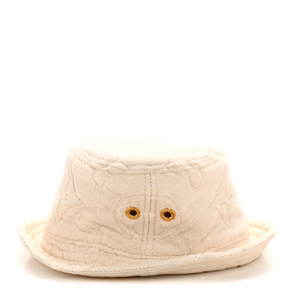 Louis Vuitton Cotton Jacquard Monogram LVacation Reversible Hat S White 6 of 9