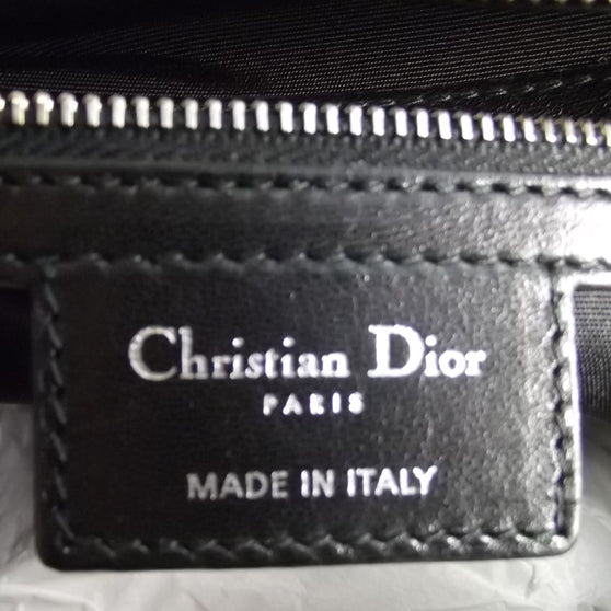 Christian Dior Lambskin Cannage Medium Granville Tote Black 6 of 9