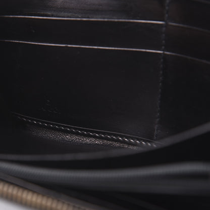 Gucci Imprime Monogram GG Pierce Zip Around Wallet Black 6 of 14