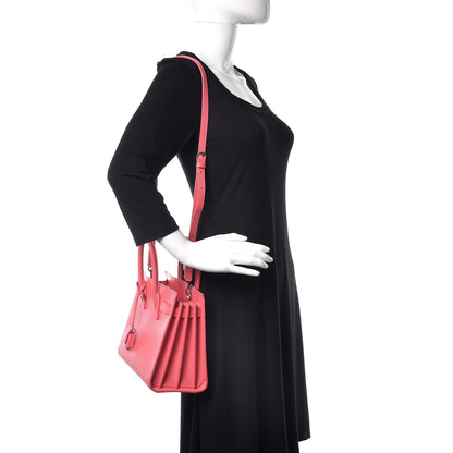 Saint Laurent Grained Calfskin Baby Sac De Jour Rose Clair 2 of 17