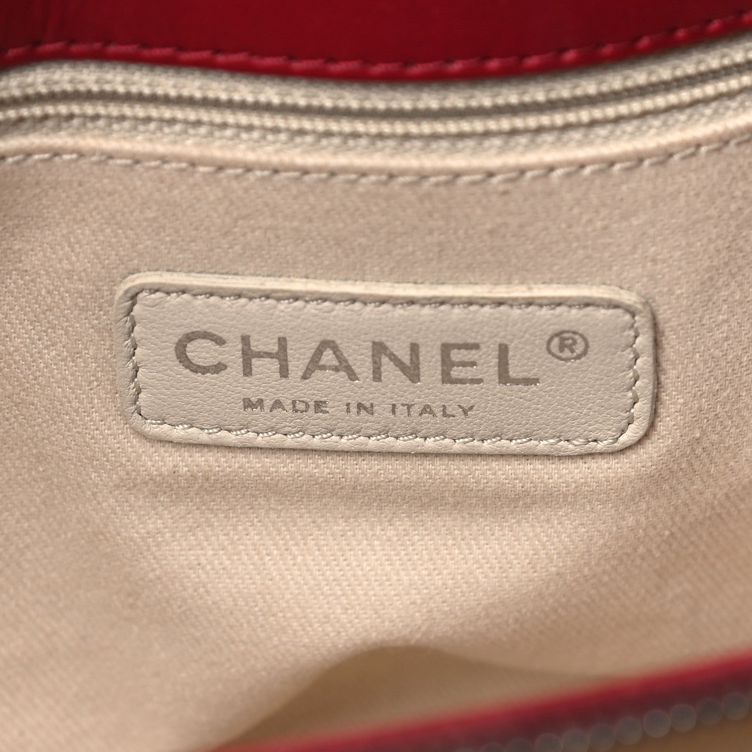 Chanel Patent Quilted Timeless CC Soft Tote Red 7 of 21