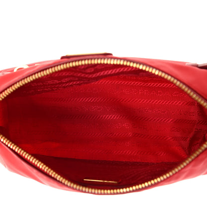 Prada Tessuto Nylon Small Shoulder Bag Rosso 5 of 14
