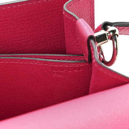 Hermes Evercolor Matte Alligator Mini Touch Sac Roulis Rose Mexico 12 of 21