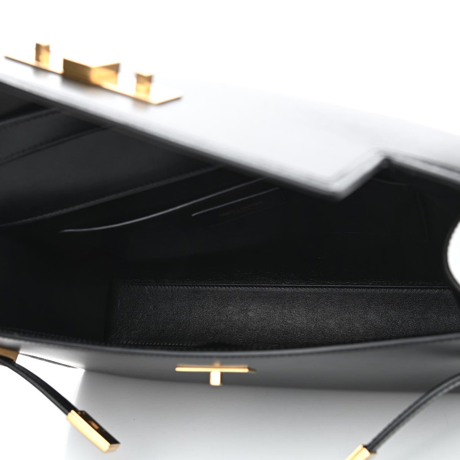 Saint Laurent Smooth Calfskin Manhattan Shoulder Bag Black 5 of 8