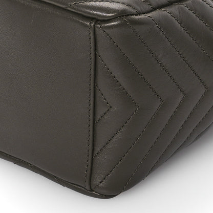Saint Laurent Lambskin Matelasse Monogram Joe Nano Bucket Bag Light Musk 10 of 11