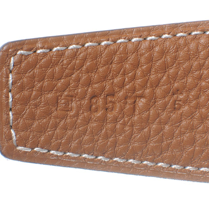 Hermes Togo Box Reversible Constance 32mm H Belt 85 Gold Noir 4 of 5