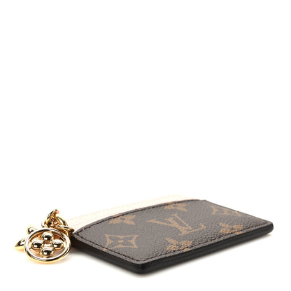 Louis Vuitton Monogram LV Charms Card Holder Rose Ballerine 4 of 7