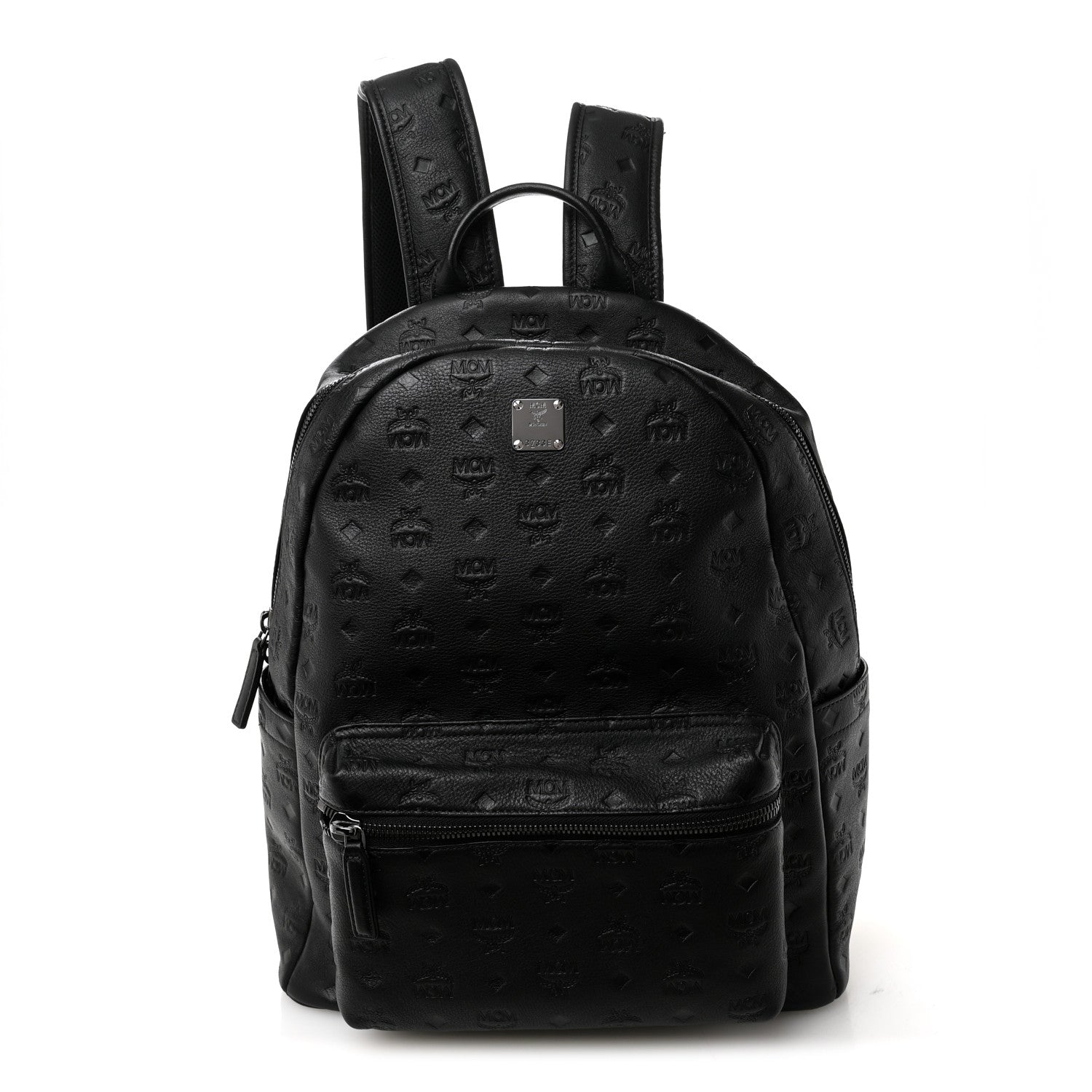 MCM Calfskin Ottomar Stark Backpack Black 1 of 10