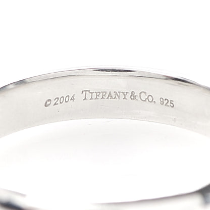 Tiffany Sterling Silver Peridot Stacking Ring 48 4.5 4 of 4