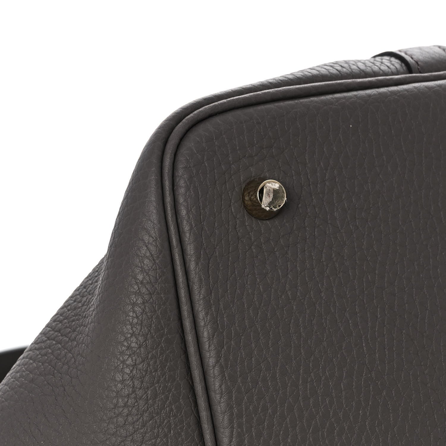 Hermes Taurillon Clemence Picotin Lock 22 MM Etain 10 of 12