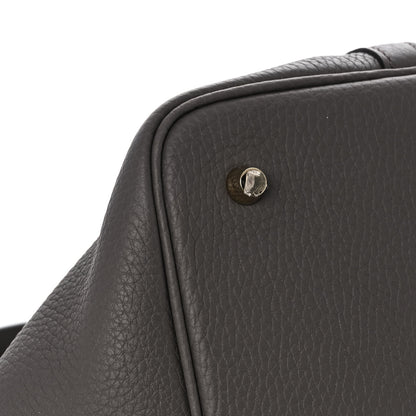 Hermes Taurillon Clemence Picotin Lock 22 MM Etain 10 of 12