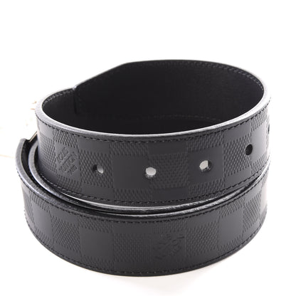 Louis Vuitton Damier Infini Calfskin 40mm Boston Belt 95 38 Black 3 of 6