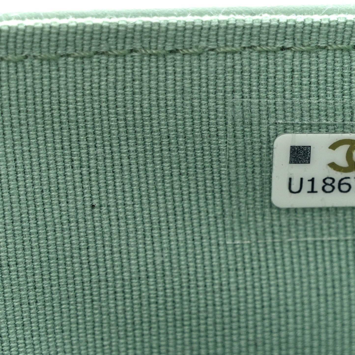 Caviar Quilted Medium Flap Wallet Light Green