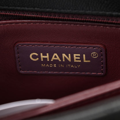 Chanel Caviar Quilted Mini Coco Handle Flap Black 6 of 10