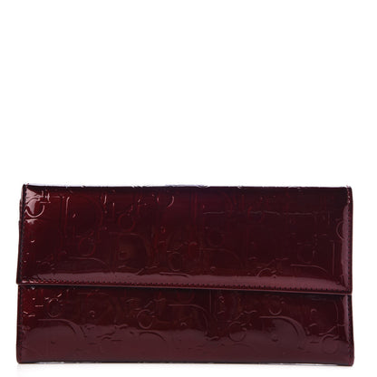 Christian Dior Patent Ultimate Rendez-Vous Convertible Wallet Rouge Fonce 1 of 7