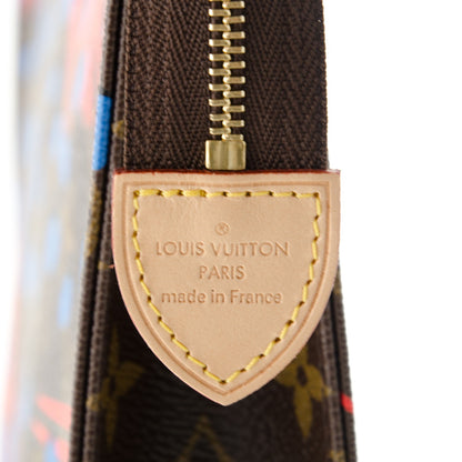 Louis Vuitton Monogram Jungle Dots Toiletry Pouch 26 Coquelicot Denim 6 of 6