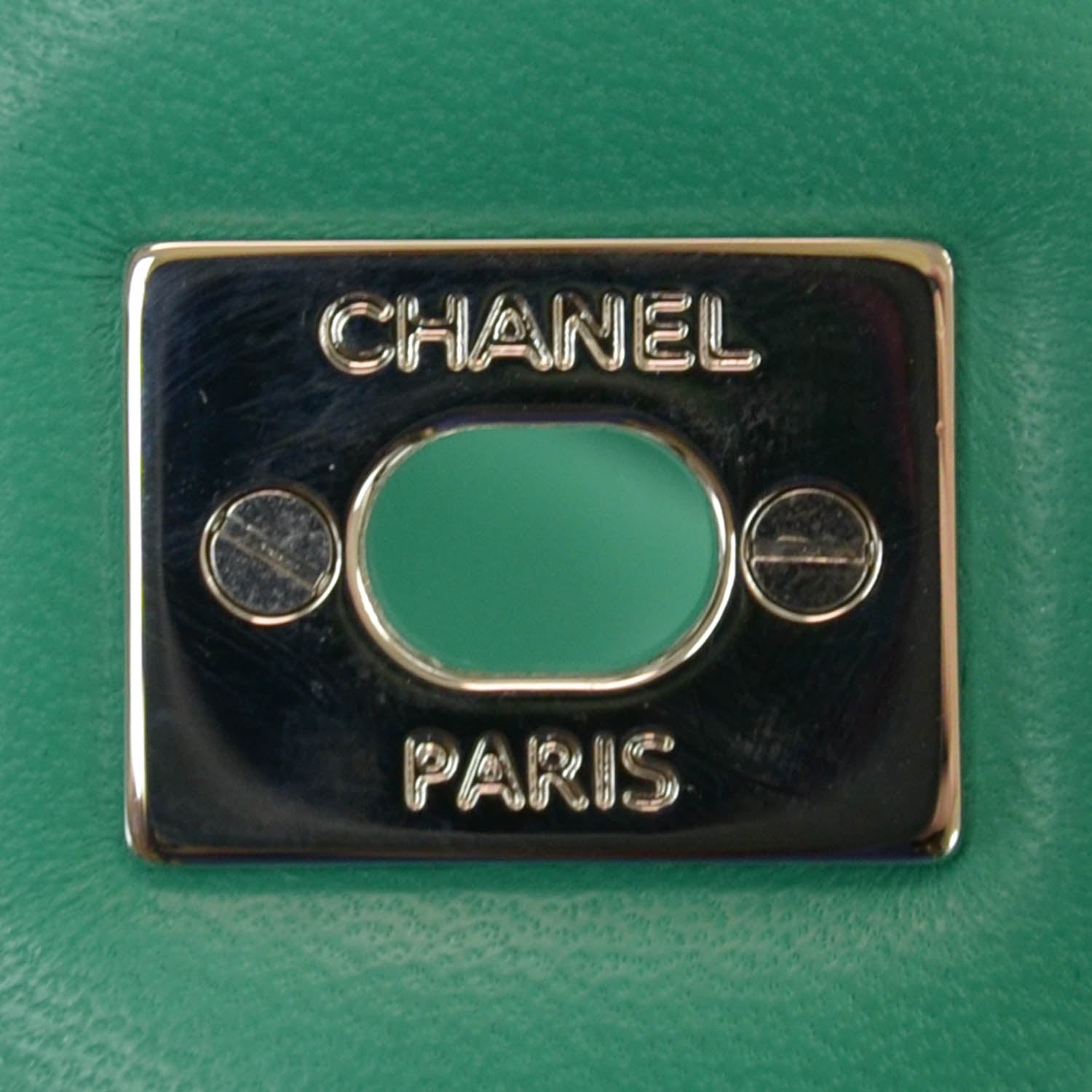 Chanel Lambskin Maxi Double Flap Menthe Green 6 of 10