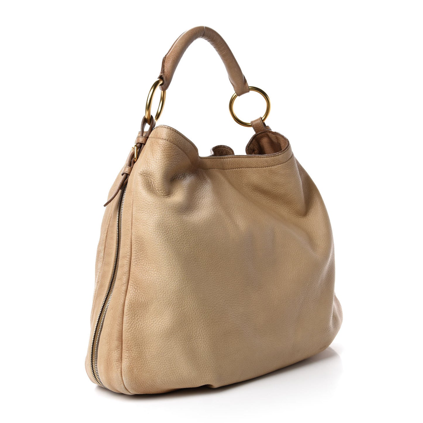 Vitello Daino Hobo Sabbia
