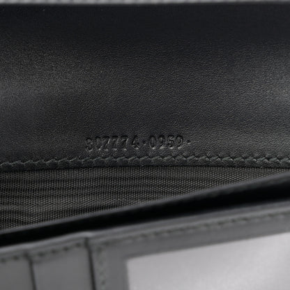 Gucci Guccissima Long Wallet Black 7 of 8