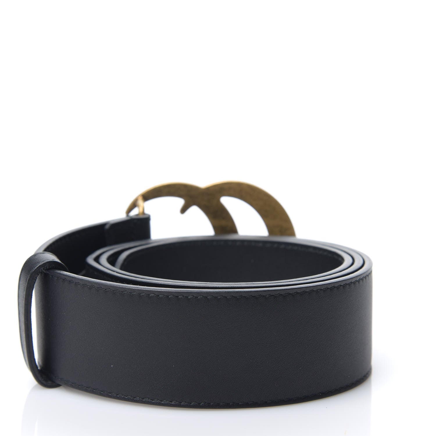 Gucci Calfskin Double G 40mm Belt 80 32 Black 2 of 6