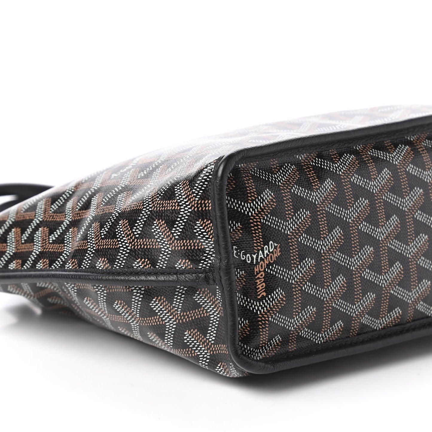 Goyardine Reversible Mini Anjou Black