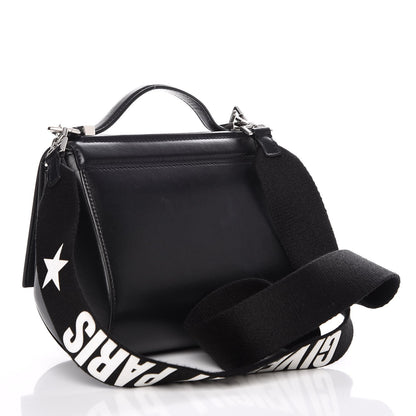 Givenchy Calfskin Mini Pandora Box Logo Strap Crossbody Bag Black 3 of 10