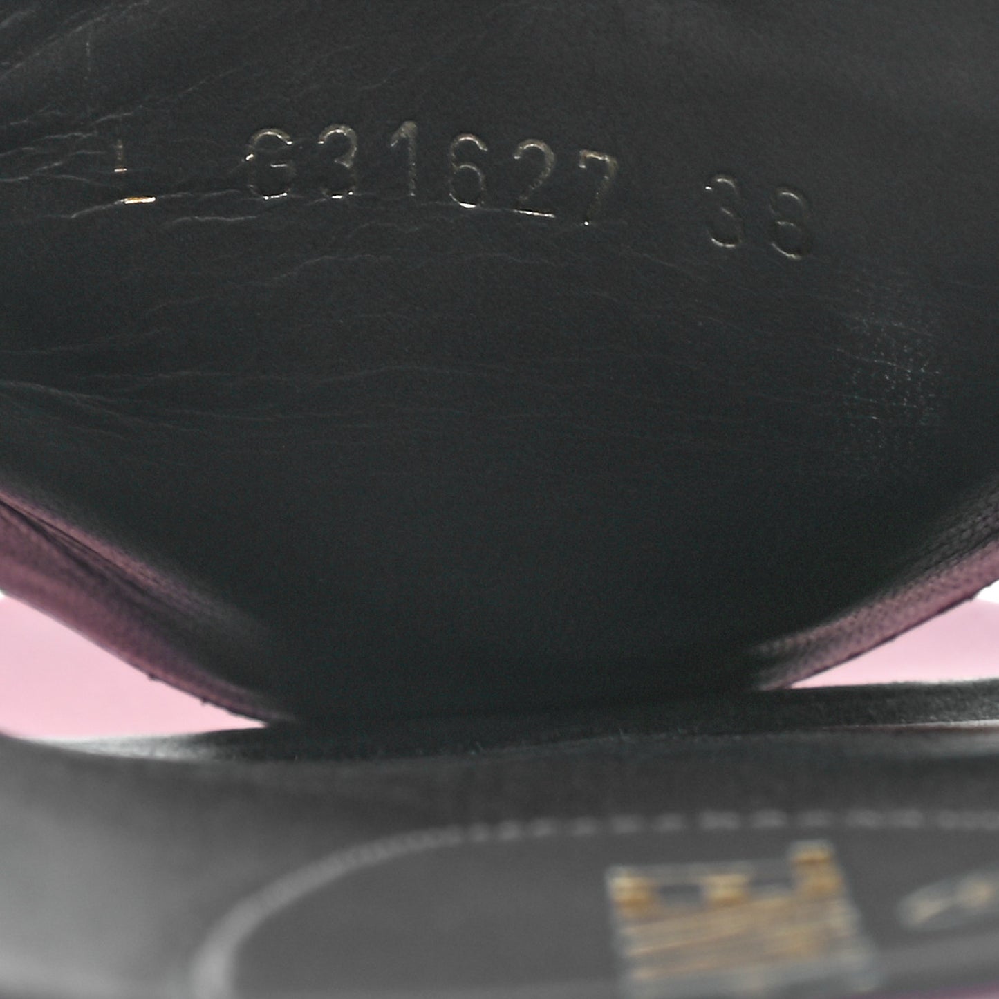 Satin Chain Flat Sandals 38 Dark Fuchsia