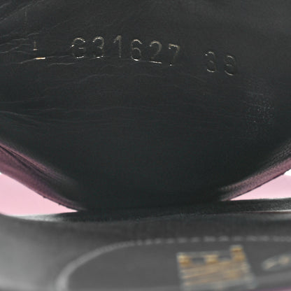 Chanel Satin Chain Flat Sandals 38 Dark Fuchsia 7 of 10