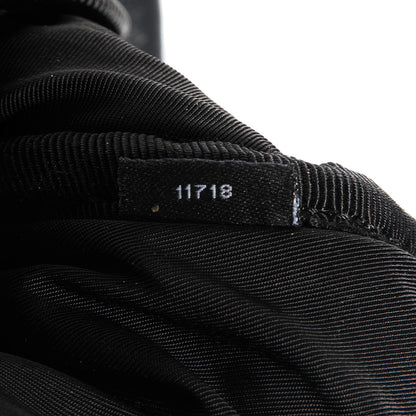 Alexander Wang Pebbled Lambskin Rocco Matte Black Iridescent Hardware 8 of 9