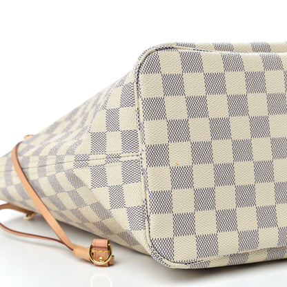 Louis Vuitton Damier Azur Neo Neverfull MM Rose Ballerine 5 of 10