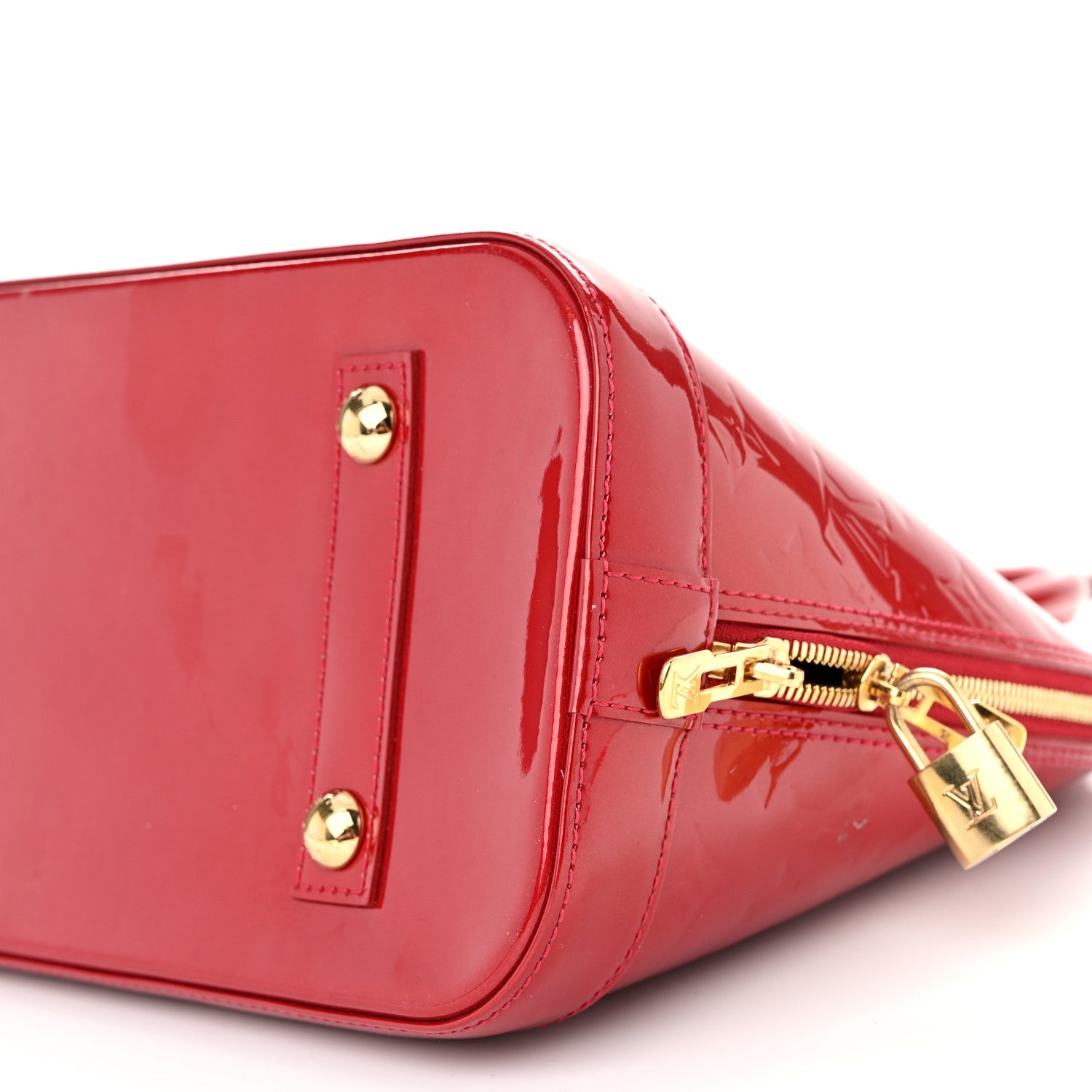 Louis Vuitton Vernis Alma PM Pomme D'Amour 10 of 10