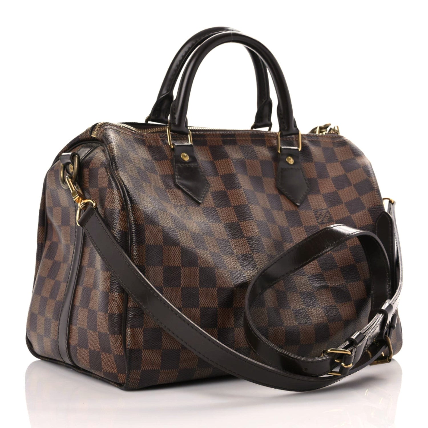 Louis Vuitton Damier Ebene Speedy Bandouliere 30 3 of 21