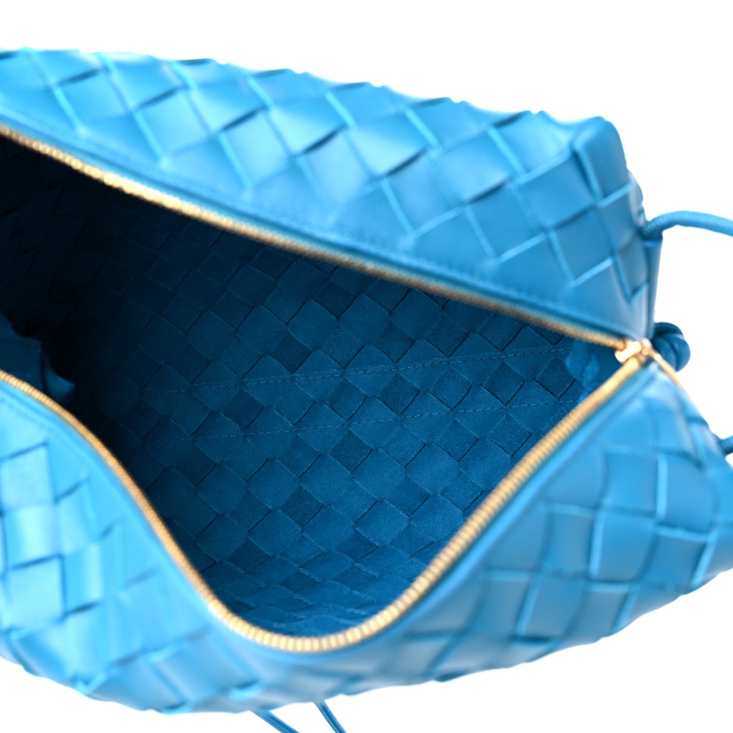 Nappa Intrecciato Medium Loop Camera Bag Pool