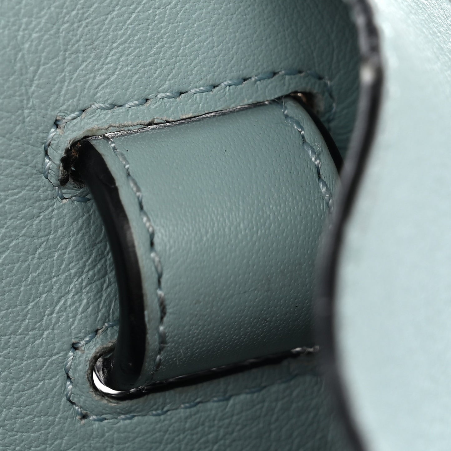 Calfskin Small Hammock Shoulder Bag Aqua