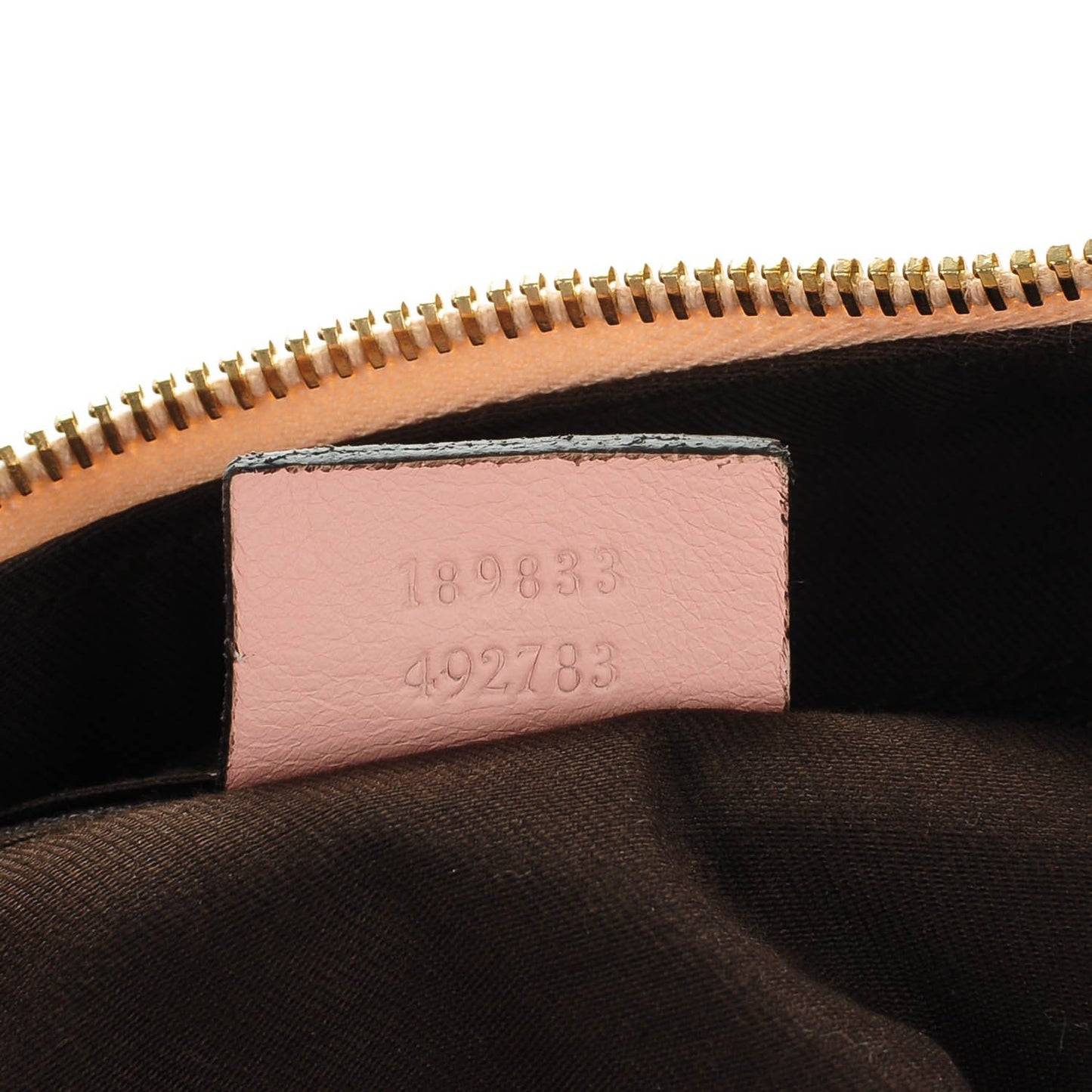 Monogram Large D Gold Hobo Pink