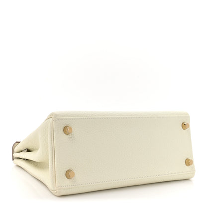 Hermes Togo Kelly Retourne 25 Mushroom 4 of 13