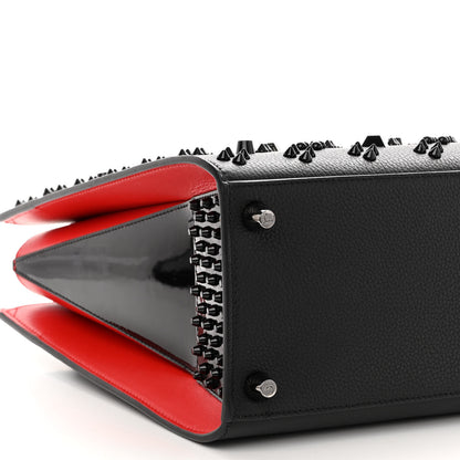 Christian Louboutin Calfskin Spikes Loubinthesky Medium Paloma Black 8 of 9