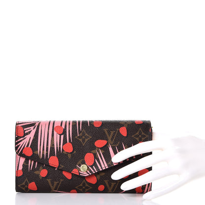 Louis Vuitton Monogram Jungle Dots Sarah Wallet Sugar Pink Poppy 2 of 8