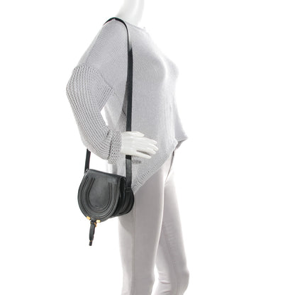 Chloe Calfskin Mini Marcie Round Crossbody Bag Black 2 of 8