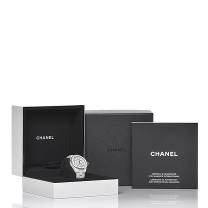 Chanel Stainless Steel Ceramic 33mm J12 Quartz Watch White 7 of 7
