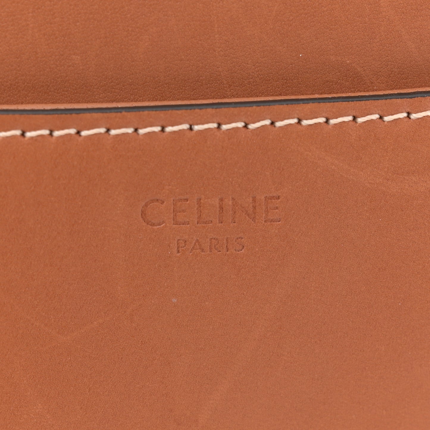 Natural Calfskin Besace Small 16 Tan