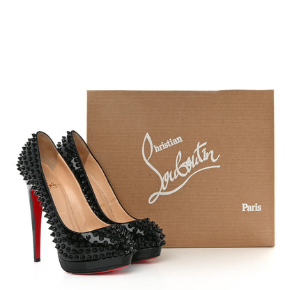 Christian Louboutin Patent Alti Spikes 160 Pumps 36.5 Black 8 of 8