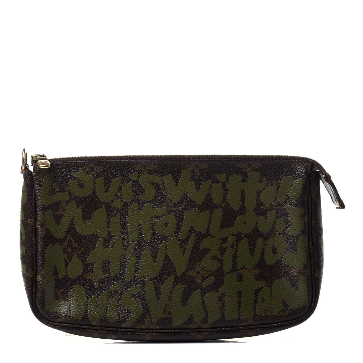 Monogram Graffiti Pochette Accessories Kaki