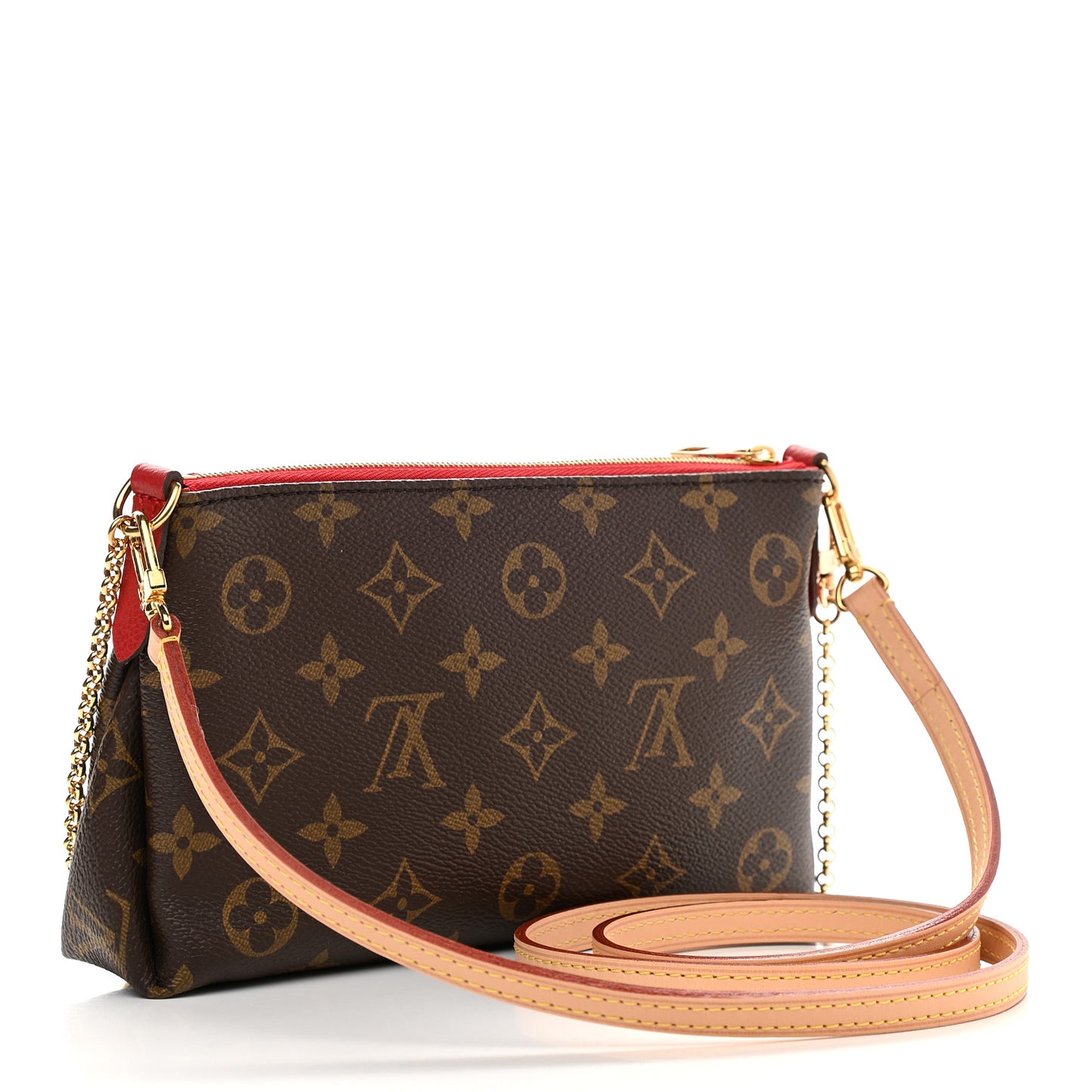 Monogram Pallas Clutch Cherry