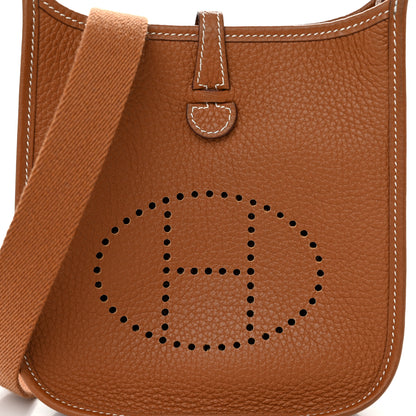 Hermes Taurillon Clemence Evelyne TPM Gold 8 of 11